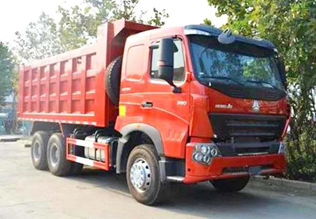 Howo A7 6x4 Dump Truck Red