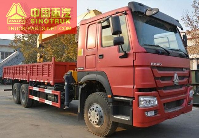 Howo Cargo Truck with Crane