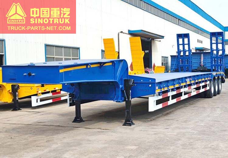 60 Ton Lowbed Trailer Truck