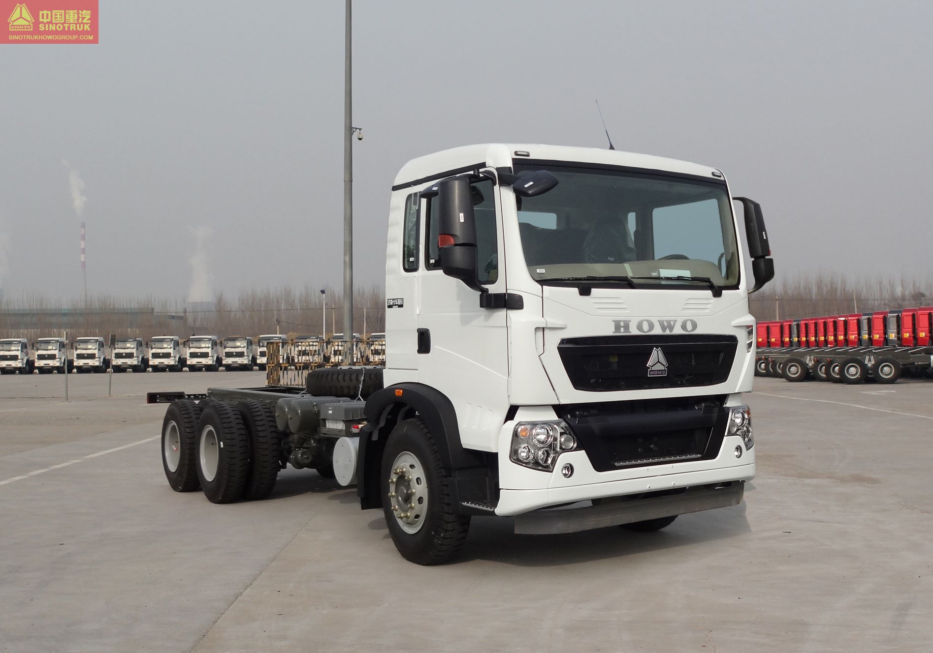 HOWO-T5G Series ZZ1257N464GE1 Cargo truck chassis