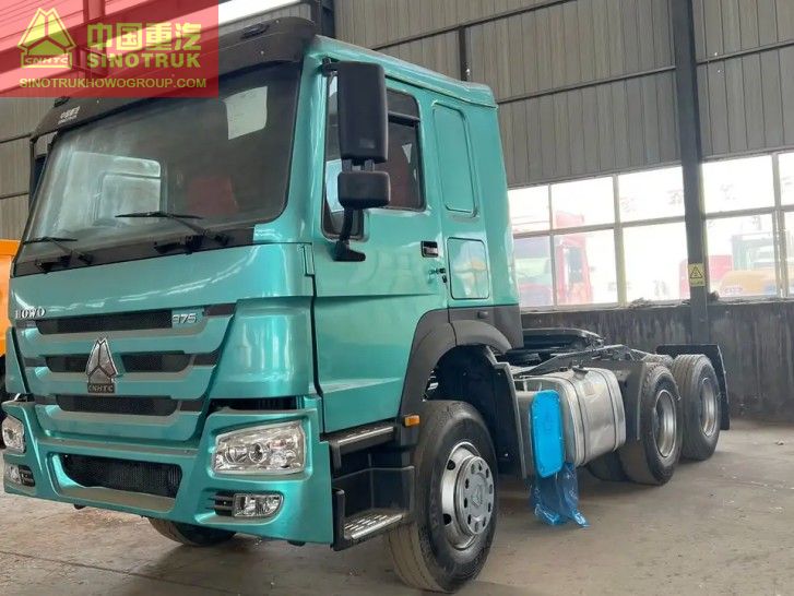Used sinotruk Howo 7 heavy duty 6x4 371hp 375hp truck head tractor price