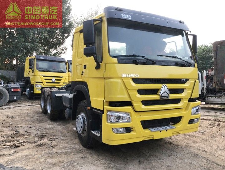 Used Heavy Duty 6x4 10 wheeler Trailer Head Sino Howo Tractor Truck For Sale