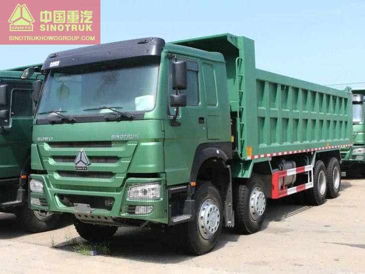 Hot sale 7.6m 371hp 375hp 8X4 dump truck howo brand new and used tipper trucks