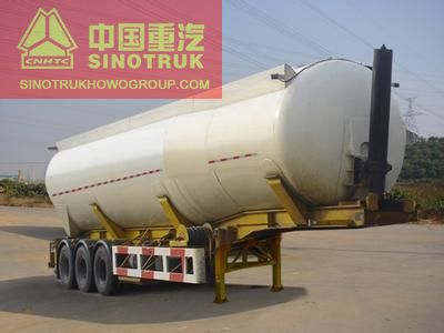Cement Powder Tank Semi-trailer_1