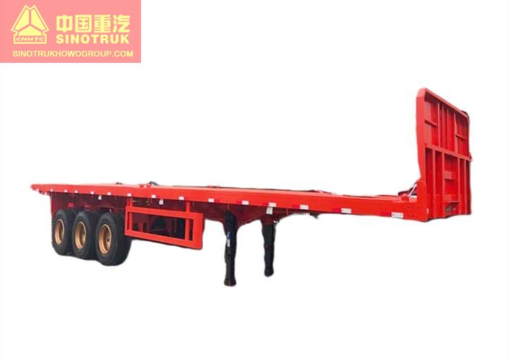 40 feet 20ft 40ft Shipping Container Flat Bed Flatbed Semi Trailer for Sale