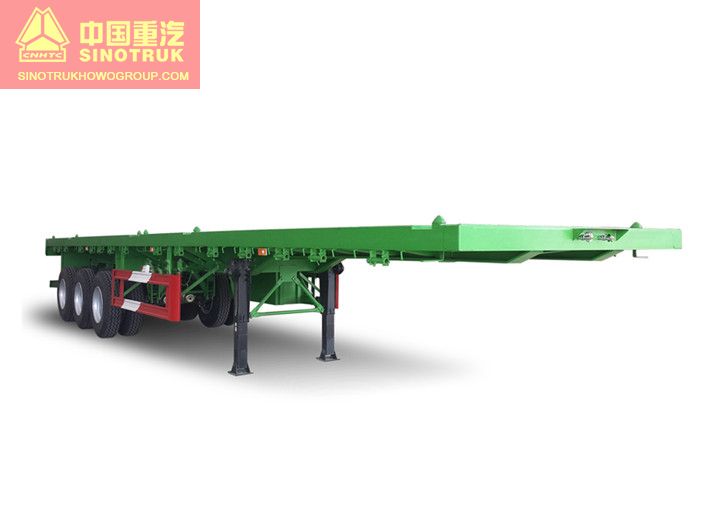 Transport 20ft 40ft 45ft Container Flatbed Semi-trailer