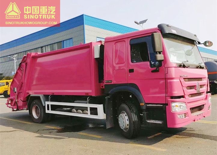 12 cubic 14 cubic truck Haowo compressed garbage truck manufacturers direct HOWO sanitation garbage