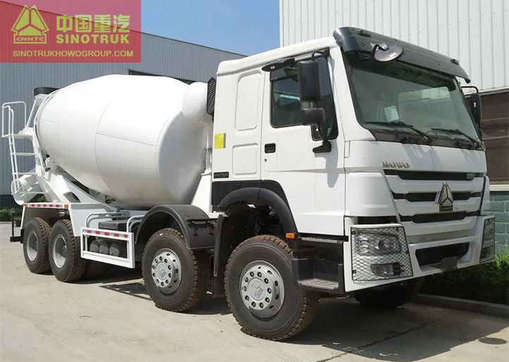Howo Left Side Driving 12 Cubic Meters Cement Mixer Concrete Mix Truck For Sale Price