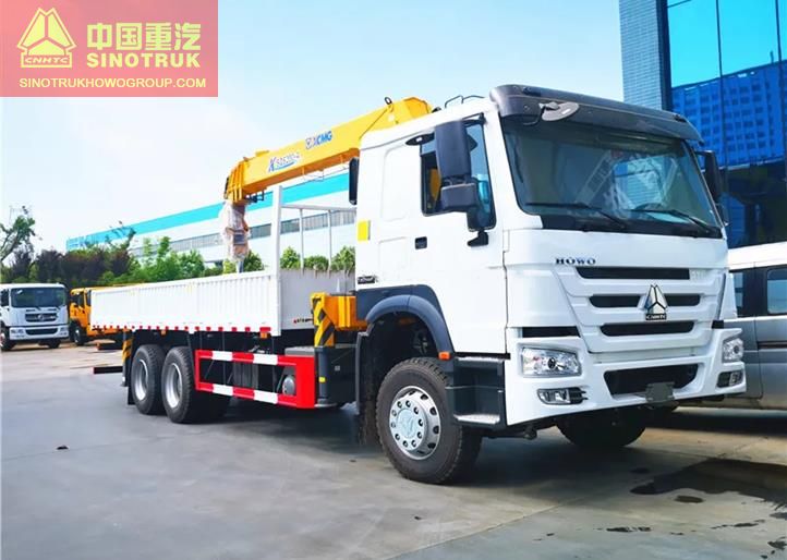 Sinotruck Howo Truck Mounted Crane Truck 10ton 20 on Mobile Telescopic Boom