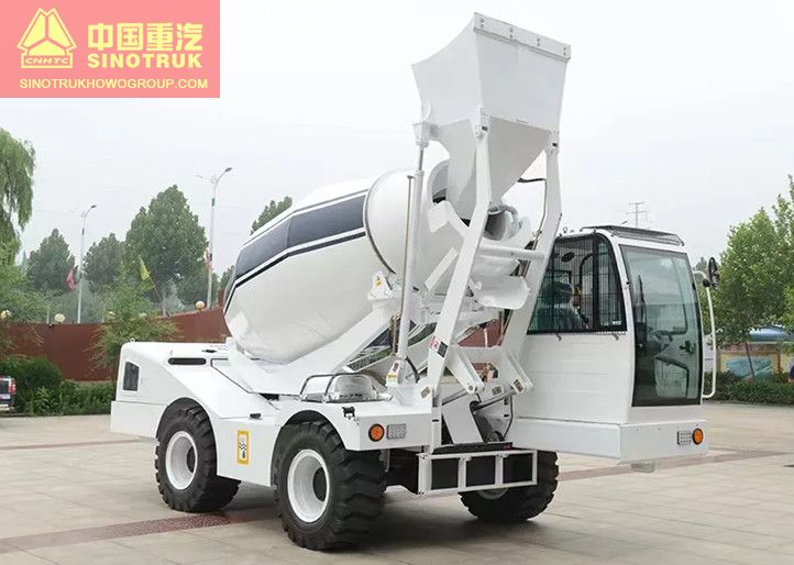 sinotruck howo concrete mixer truck 2.5cbm self loading concrete mixer truck for sale