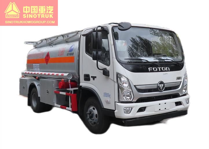 Foton Aumark 5000 Liters Fuel Truck With Fuel Dispenser for Africa