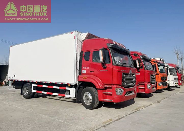 HOWO 6.8M cold chain transportation food seafood ice cream freezer refrigerated trailer truck