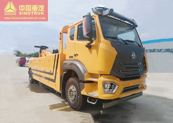 Sinotruck Howo 42 16 Tons Heavy Duty Hydraulic Crane Tow Trucks Road Wreckers