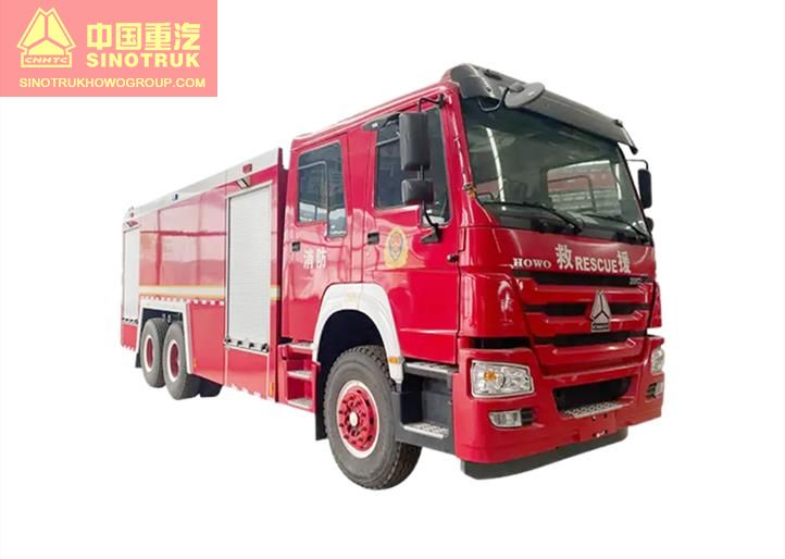 Sinotruk 64 Fire Emergency  Truck With Roll Up Door Rescue Shutter Fire Truck