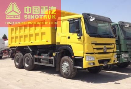 Euro 4 engine Sinotruk HOWO 380HP 6X4 dump truck