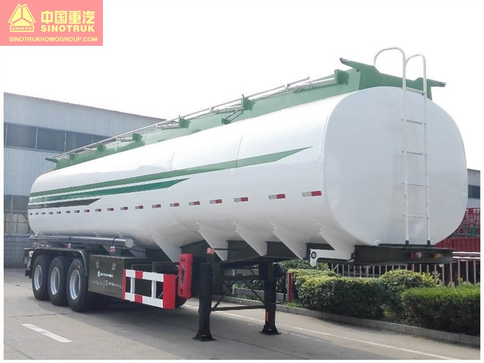 product name 3 Axles 45m3 Aluminum fuel tank semi trailer