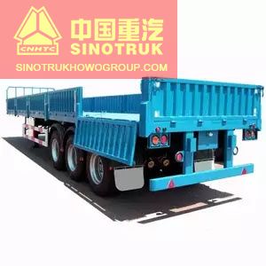 Three Axles Transport Container Detachable Side Wall Semi Trailer