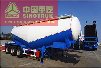 45cbm bulk cement carrier truck semi trailer truck for sale