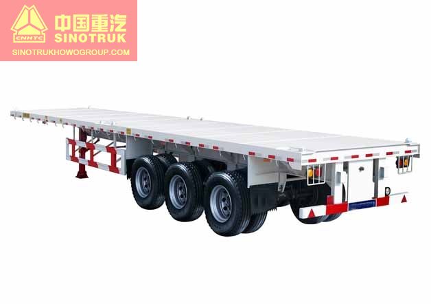 3 axle 40ft Container Flat Bed Trailer
