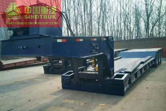 product name hydraulic gooseneck detachable low bed truck trailer