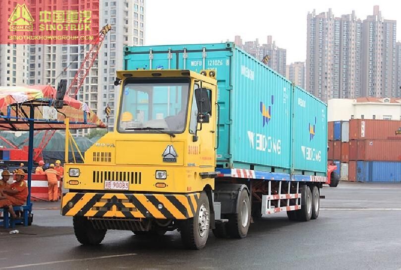 product name Factory price HOVA Heavy Trucks 6X4 port terminal tractor