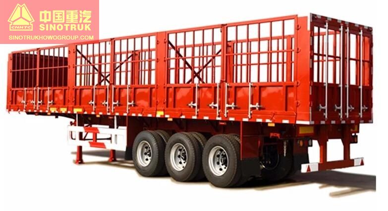 product name High Quality Tri Axles Livestock Fence Cargo Semi Trailer For Sale